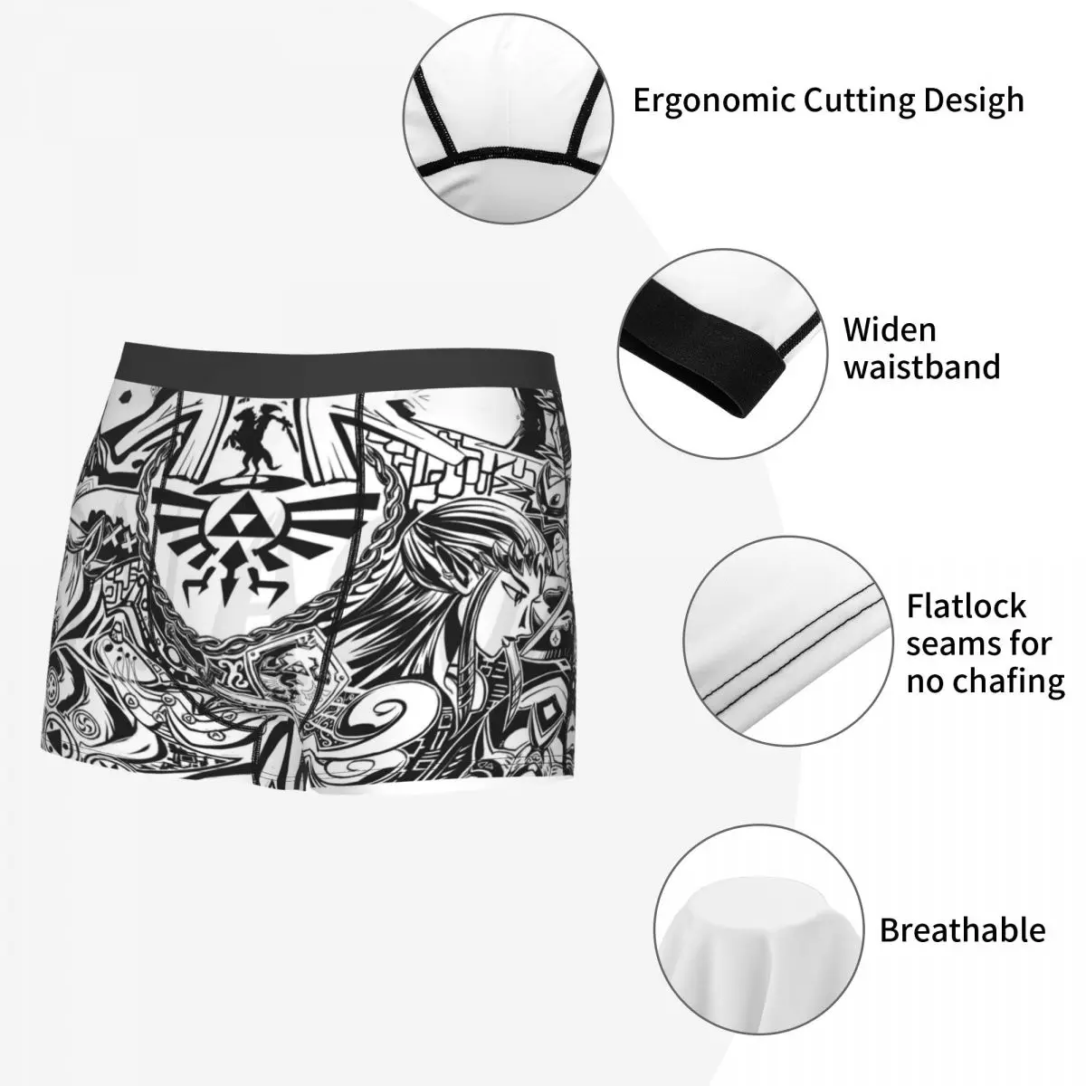 Koel De Legende Van Zeldas Boxer Shorts Slipje Man Onderbroek Comfortabele Onderbroek Ondergoed4