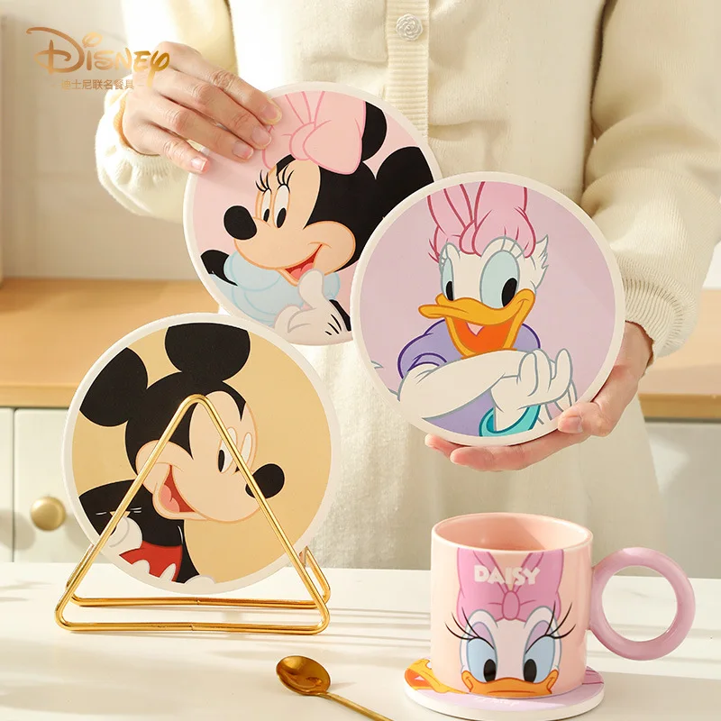 Disney Anime Hobby Mickey Mouse, Minnie Mouse, Donald Duck Kinderen eten Anti-Brandwonden-Tabel Mat Water Kopje Isolatie Mat0