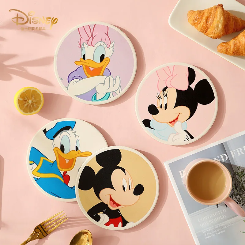 Disney Anime Hobby Mickey Mouse, Minnie Mouse, Donald Duck Kinderen eten Anti-Brandwonden-Tabel Mat Water Kopje Isolatie Mat3