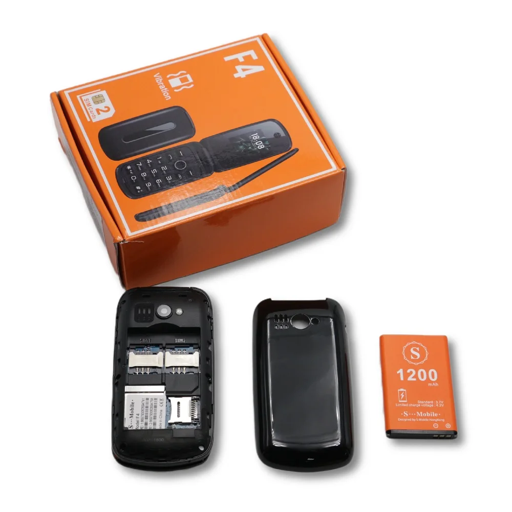 De Mini Flip Plastic Mobiele Telefoon Groot Silicium Knop Camera Speed Dial FM-Radio Whatsapp Spel Lage Prijs, Dekking Mobiele telefoon Twee Sims5