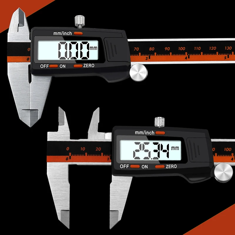 Digitale Schuifmaat 6 Inch 0-150mm Rvs Elektronische Schuifmaat Micrometer Diepte meetinstrumenten1