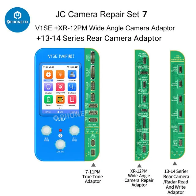 JCID Tag-On Achterkant Camera Reparatie FPC Flex Voor iPhone-12-14 UUR Lossen Code Matching en Pop-up venster problemen Zonder Solderen4