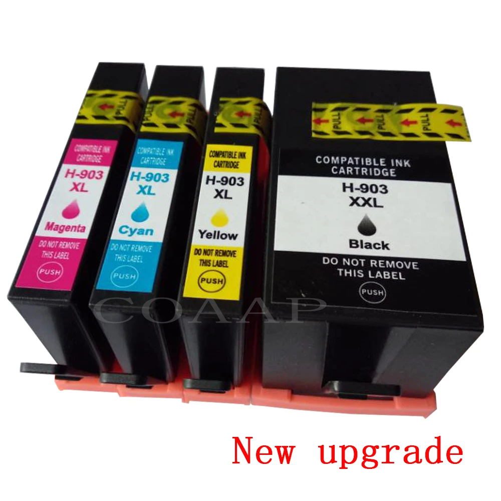 Nieuwe upgrade 903 903XL compatible inkt cartridge voor hp Officejet Pro 6950 6960 6961 6963 6964 All-in-one Printer, hp 903XL 907XL0