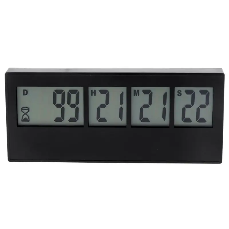 999 Dagen Countdown Klok LCD Digitale Scherm Keuken Timer Event Herinnering Voor Bruiloft Pensioen Lab Keuken Watering1