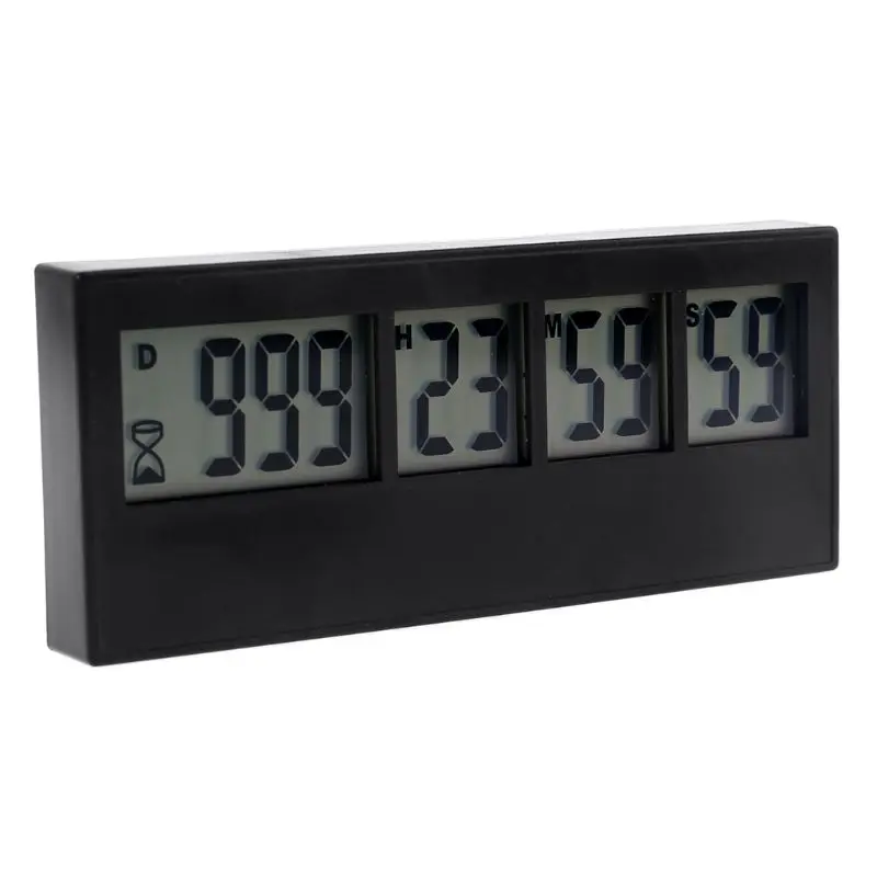 999 Dagen Countdown Klok LCD Digitale Scherm Keuken Timer Event Herinnering Voor Bruiloft Pensioen Lab Keuken Watering5