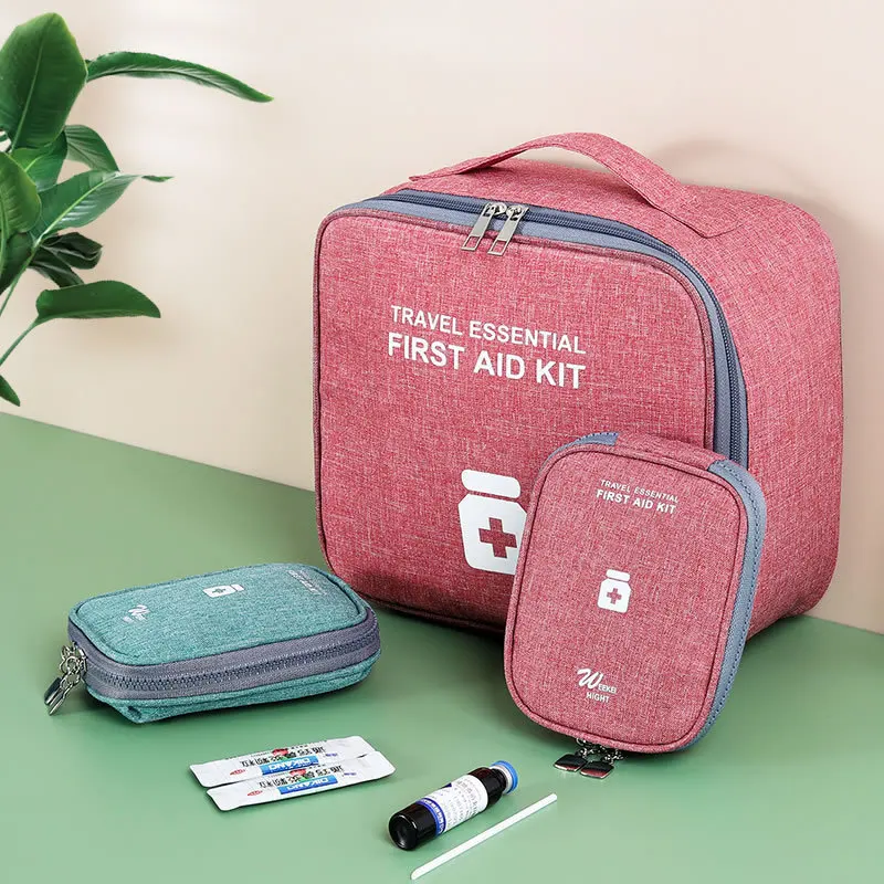 Home-Eerste Hulp Kit met een Grote Capaciteit Leeg Geneesmiddel opbergtas Portable Travel Medicine Vak Survival Bag Nood Zak voor in de Auto2