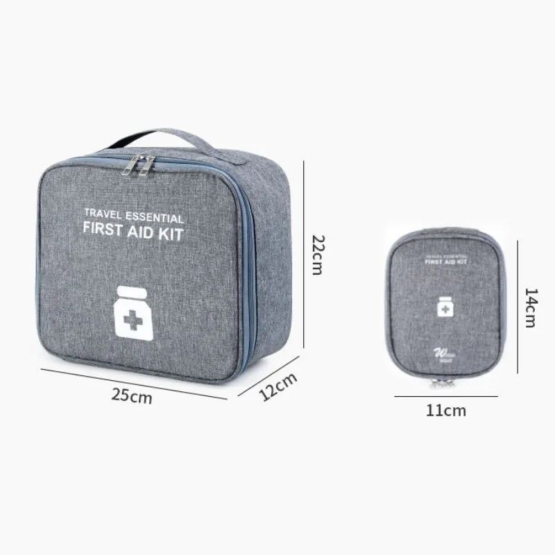 Home-Eerste Hulp Kit met een Grote Capaciteit Leeg Geneesmiddel opbergtas Portable Travel Medicine Vak Survival Bag Nood Zak voor in de Auto5