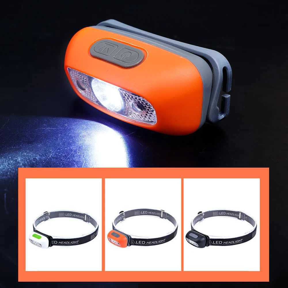 Draagbare Mini LED Koplamp Lichaam Motion Sensor Koplamp USB-Oplaadbare Waterproof Hoofd Lamp Outdoor Camping Wandelen Fakkel Lampen1