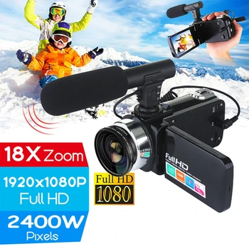 1 Pc Professionele 24MP Camcorder, een Digitale Camera Night Vision 3-Inch LCD Touch Screen 18x Digitale Zoom Camera Recorder