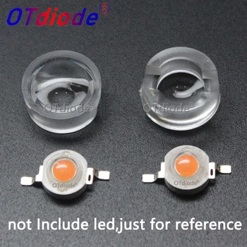 100PCS 13mm Mini LED Lens 20 30 45 60 100 120 Graden Hoek voor 1W 3W 5W LED-Chips Kralen IR PCB-Gebogen Acryl Reflector