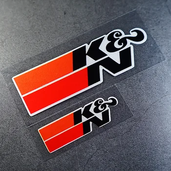 1pc Reflecterende Auto Motor KN luchtfilter Auto Styling Sticker Sticker