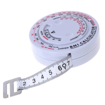 1pcs 150cm Lichaam, Intrekbare Tape Voor Dieet van het Gewichtsverlies meetlint & Calculator Houd Je Schoonheid Lichaam Liniaal
