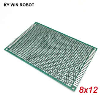 1pcs 8x12cm 80x120 mm Dubbele Kant Prototype PCB Universele printplaat Bordje Voor Arduino