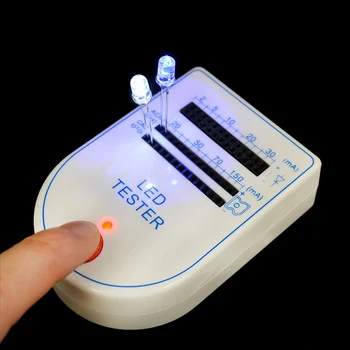 2-150mA Mini Handige LED-Test Box Tester Voor Light-emitting Diode Lamp Batterij Tester Handig Apparaat LED-Tester Lichte kleur uitgevoerd