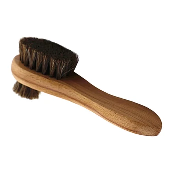 2-Zijdige schoonmaakborstel Rubber Gum Instellen van Paardenhaar schoenpoetsen Brush Kit Polijsten Dauber Zorg Applicators voor Schoenen