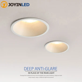 2021 Dimbare Anti-corrosie LED Downlight Anti-Glare Led Plafond Lamp LED Spot Verlichting Slaapkamer Keuken Led Inbouw Downlight