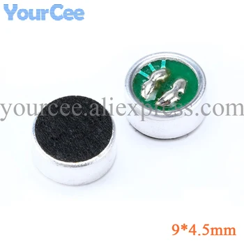 20pcs Capacitieve Electret Microfoon 9*4,5 mm Pick-Up Gevoeligheid 52DB Microfoon Electret Condensator 9mm x 4,5 mm MICROFOON Pick-up