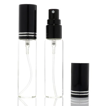 20pcs/veel 5ml/10ml Monster Glazen Parfum Fles van Transparant Glas Spray Fles Dun Glas Sample Test Tube Reizen Flacons