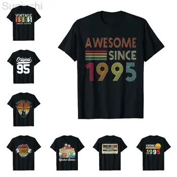 27 jaar 27 jaar Jubileum Beste Beperkte 1995 Retro jaren ' 90 Gave T-Shirt Van 100% Katoenen T-shirts van Mannen, Vrouwen Unisex t-Shirts Tops