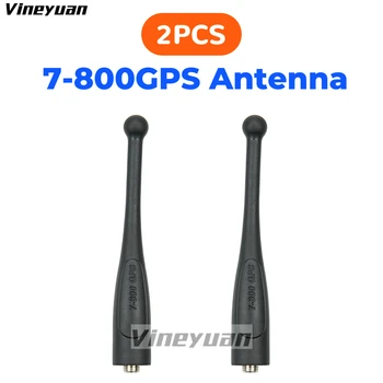 2PCS 7-800 GPS NAR6595A Stompe Antenne Compatibel Met Motorola APX1000 APX4000 APX6000 APX7000XE 8000XE SRX2200 764-870 mhz