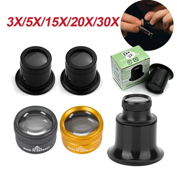 3-20X Juwelier Horloge Reparatie Vergrootglas Draagbare Monoculaire loep Loupe voor het Oog Magnifier Lens Horlogemakers Sieraden Tools
