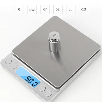 3 kg/500 G 0,01 g Digitale Keuken Weegschaal Precisie Weegschaal Sieraden Wegen Voor de Food-Dieet Post Balans Meten LCD Elektronische