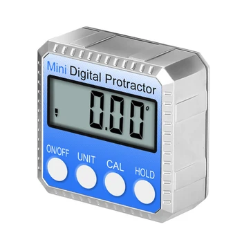 360° Mini Elektronische Goniometer Digitale Hoekmeter Met Hoge Precisie Digitale Hellingmeter Niveau Angle Finder Meter Meting Doos