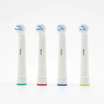 4 STUKS Zachte Haren Elektrische Tandenborstel aan Vervanging Heads Voor de Oral-B Power Tip 17-Een Witte Kleur