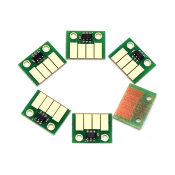 6PC HP72 Auto Reset Cartridge Chip voor HP 72 voor HP Designjet T610 T620 T770 T790 T1100 T1120 T1200 T1300 T2300 Plotter