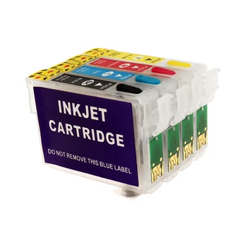 73N Cartridge T0731N Hervulbare Inkt Cartridge Voor Epson Stylus TX200 TX410 TX210 TX400 TX300F T40W TX600FW TX550W Printer Met C