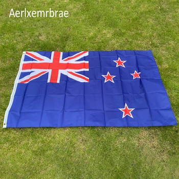 aerlxemrbrae vlag 90x150cm Nieuw-Zeeland Vlag Kyle Lockwood Design Polyester Aangepaste Banner Vliegen Grootte nieuw-Zeeland vlag