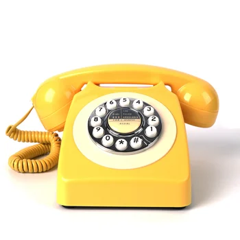 Beste Design Europese Antieke Vintage Telefoons Draadgebonden Telefoons Oude Amerikaanse Huis Vaste Retro Telefoon Mini Telefoon