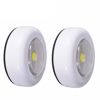 COB LED Onder Kabinet Lichte Met Zelfklevende Sticker Draadloze wandlamp Garderobe Kast Lade Kast Slaapkamer Keuken Nacht Licht