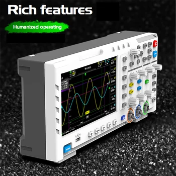 Digitale Oscilloscoop Dual Channel Input-Signaal Generator 1GSa/S 100 mhz* Bandbreedte Sampling Rate Opslag Multimeter Oscilloscoop