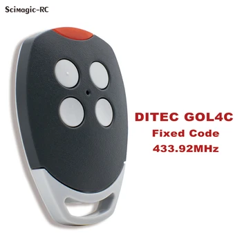 DITEC GOL4C 433.92 MHz Vaste Code garagedeur Afstandsbediening handzender Gate Opener Opdracht Slagboom Sleutel Fob