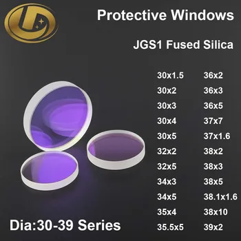 Dunlei Fiber Laser Bescherming Venster Lens Beschermende Windows Dia30/34/35/36/37 Voor Raytools Bodor WSX Precitec Laser Hoofd