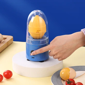 Elektrische Ei Klopper Usb-Oplaadbare Gouden Ei Machine Eigeel Shaker Keuken Automatische Ei Klopper