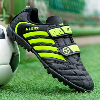 Goedkope Kids Soccer Schoenen kunstgras Voetbal Futsal Schoenen Gratis Verzending Kinderen Sneakers voor de Voetbal-voetbalschoenen Kids