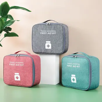 Home-Eerste Hulp Kit met een Grote Capaciteit Leeg Geneesmiddel opbergtas Portable Travel Medicine Vak Survival Bag Nood Zak voor in de Auto