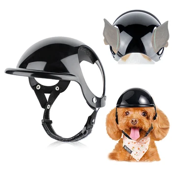 Huisdier Helmen voor Kleine en Middelgrote Honden Katten Helm-Outdoor Mini Hoofd te Beschermen Veilige Hoed Puppy Fiets Doggy Cap Pet Accessoires