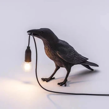 Italiaanse Lucky Bird Lamp van Ontwerper Dier tafellampen voor Slaapkamer Night Stand Woonkamer Home Decor Nordic Bureau Ornament Verlichting