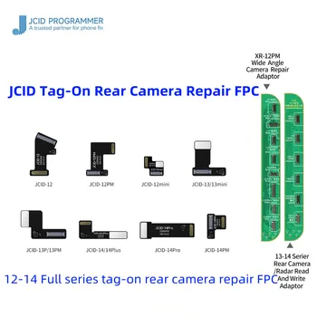 JCID Tag-On Achterkant Camera Reparatie FPC Flex Voor iPhone-12-14 UUR Lossen Code Matching en Pop-up venster problemen Zonder Solderen