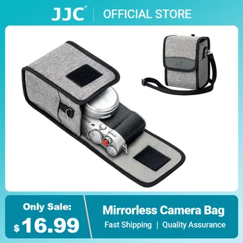JJC Camera Bag Zakje Camera Case voor Canon M50 M5, M10 G1X Sony A6600 A6500 A6400 A6000 Nikon Z30 Z50 Fujifilm X100 X100T X100V