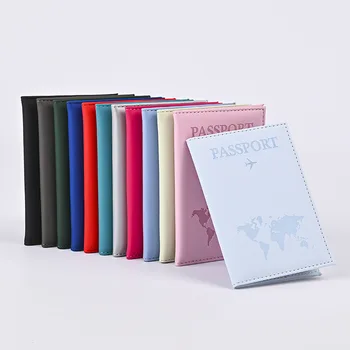 Kleine Mini PU Lederen Paspoort voor Reizen Slim Document Zak Paspoort Dekken Passport Bag PU-Business Card Houder Geval