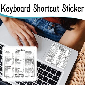 Lijm Referentie Sneltoets Sticker Voor PC-Laptop-Desktop Windows Photo Shop PS Office Word-Stickers Voor Apple Mac OC