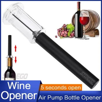 Luchtdruk Kurkentrekker Naald-type Wijn Fles Opening Tools Opener voor Cork Remover Gemakkelijk Lucht Pomp Druk Keuken Thuis