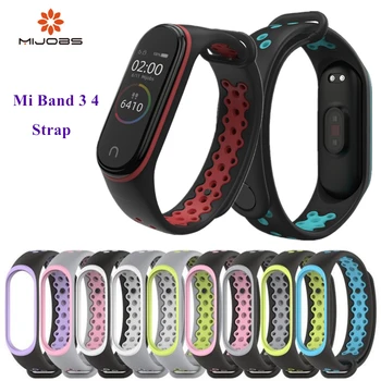 Mi Band 3 4 riem sport Silicone horloge van de pols Armband riem accessoires Mi band3 armband smart voor Xiaomi mi-band 3 band 4