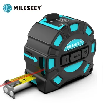 Mileseey DT11 Laser Tape Maatregel,40M 2-In-1 Digitale Laser Meter ,Laser Afstandsmeter Gebouw Tools Meten Apparaat Liniaal