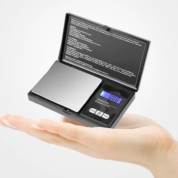 Mini Digitale Weegschaal 500g 0.01 Hoge Precisie Elektrische Pocket Weegschaal Voor Juwelen Goud Gram Gewicht Keuken Weegschaal