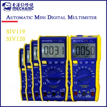 MONTEUR SIV120 SIV119 intelligente automatische voice broadcast Mini digitale multimeter precisie slimme elektrische universele meter